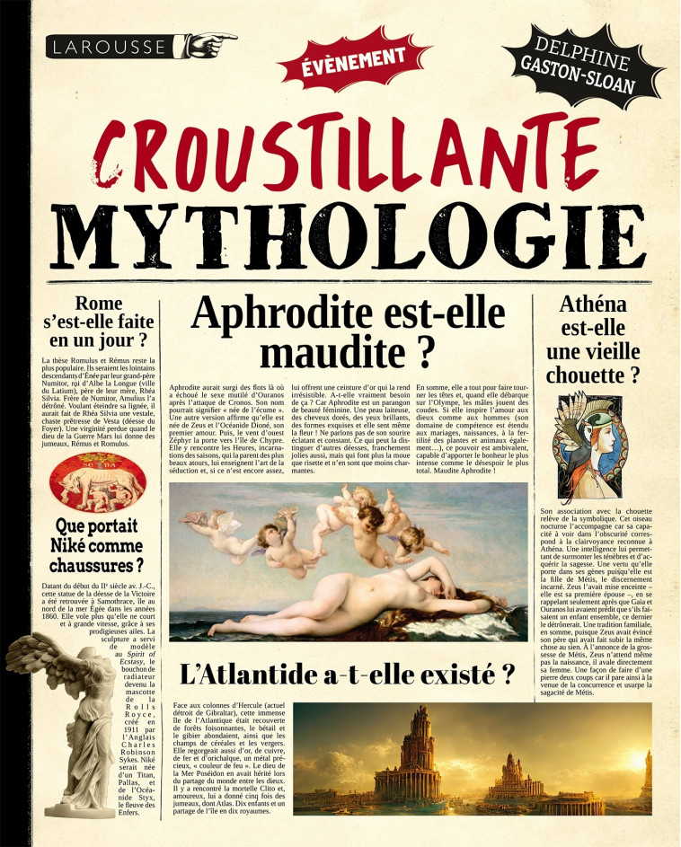 Croustillante mythologie -  Collectif, Delphine Gaston - LAROUSSE