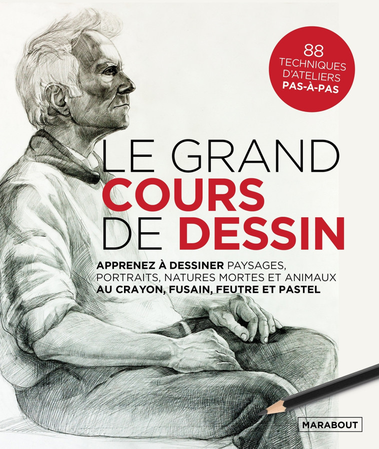 Le grand cours de dessin - COLLECTIF - MARABOUT