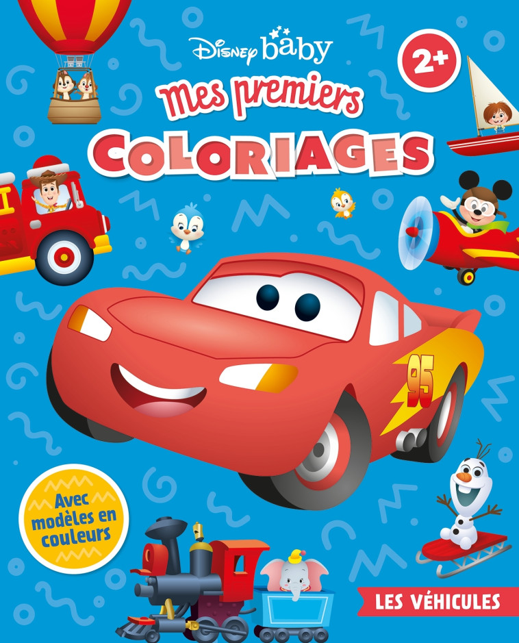 DISNEY BABY - Mes Premiers Coloriages - Les véhicules - XXX - DISNEY HACHETTE