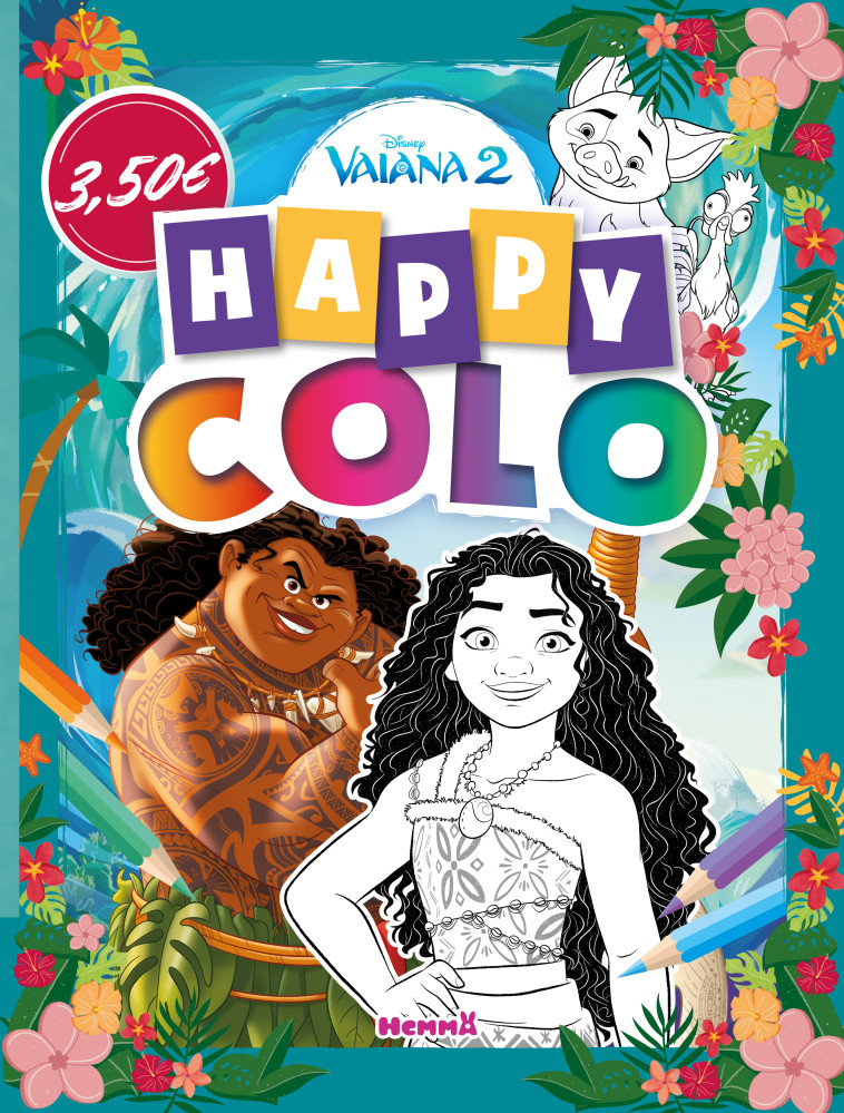 Disney Vaiana 2 - Happy colo - Collectif Collectif,  Collectif - HEMMA