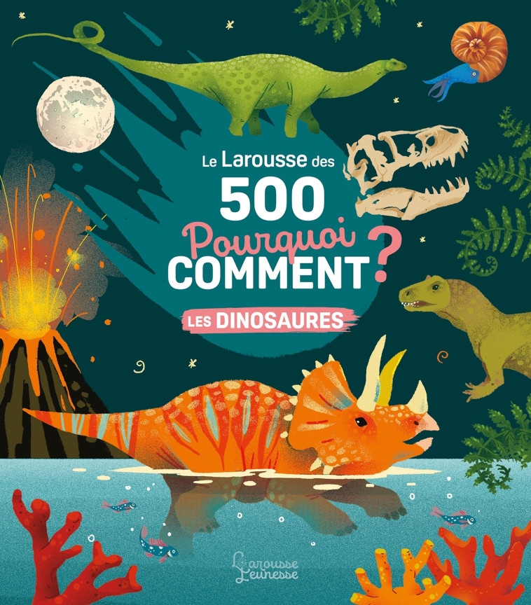 LE LAROUSSE DES 500 POURQUOI COMMENT LES DINOSAURES - DE MULLENHEIM/DUPONT - LAROUSSE