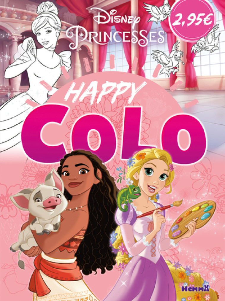 Disney Princesses - Happy Colo (Vaiana et Raiponce) - Collectif Collectif,  Collectif - HEMMA