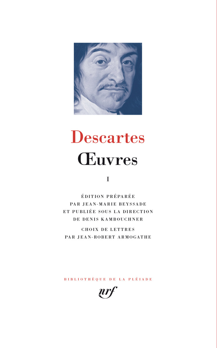 Œuvres -  RENE DESCARTES, René Descartes, Jean-Marie Beyssade, Denis Kambouchner - GALLIMARD