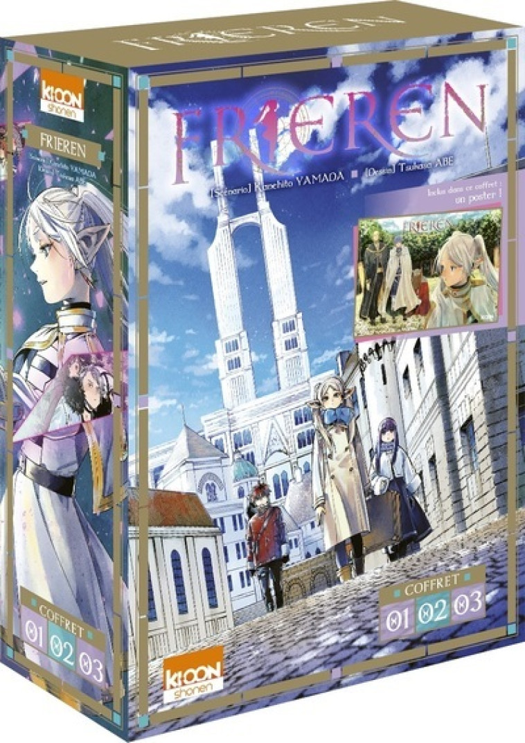 Coffret Frieren vol. 1 à 3 - KANEHITO YAMADA, TSUKASA ABE, Géraldine Oudin - KI-OON