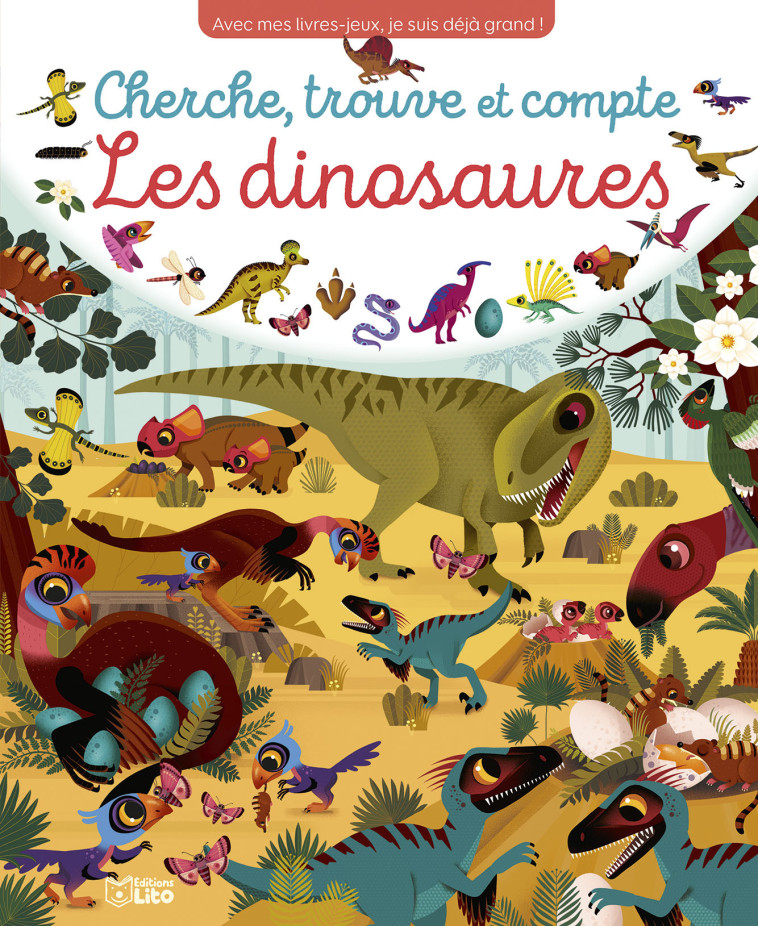 CHERCHE TROUVE COMPTE DINOSAUR - Marzia Giordano - LITO