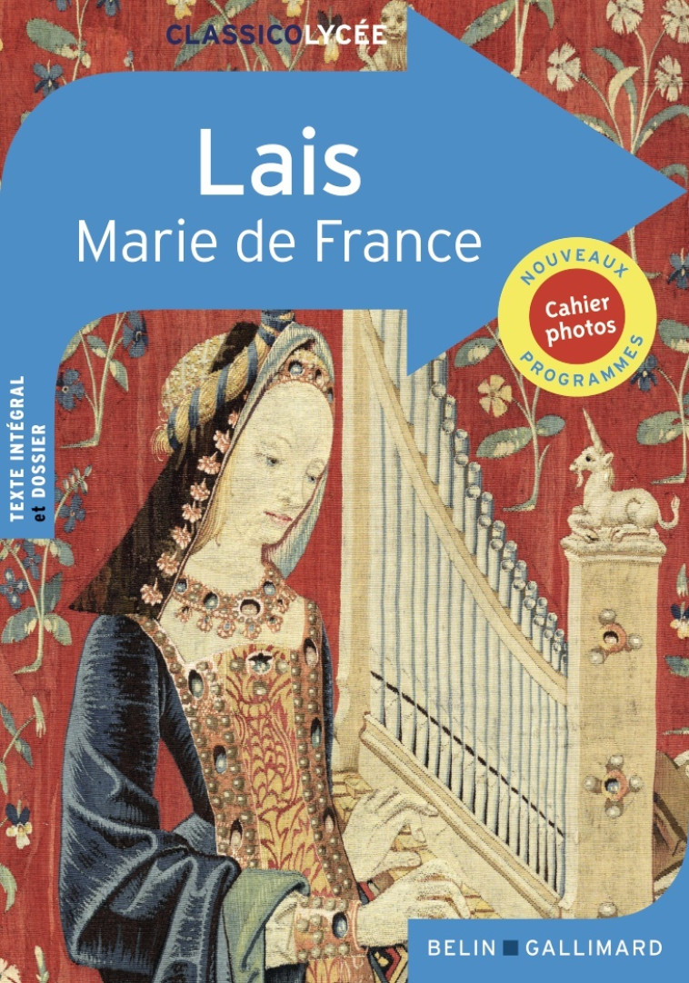 Lais - Charlotte Laugraud-de Sainte Hermine, Marie de France,  MARIE DE FRANCE, Philippe Walter - BELIN EDUCATION