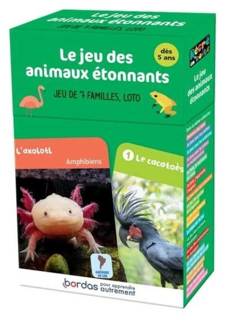 Récré en boîte - Le jeu des animaux étonnants - Collectif Collectif - BORDAS