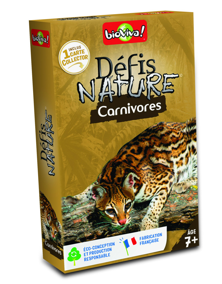 DEFIS NATURE - CARNIVORES -  BIOVIVA EDITIONS - BIOVIVA