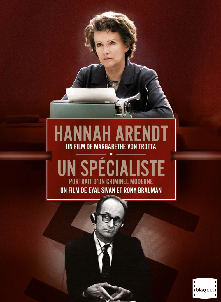 COFFRET HANNAH ARENDT/UN SPECIALISTE/EICHMA NN A JERUSALEM - 2DVD+LIV - VON MARGARETHE - BLAQ OUT