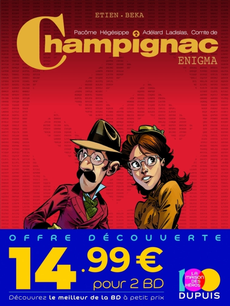 Bipack T2 + T1 (offert) Champignac - BEKA - DUPUIS