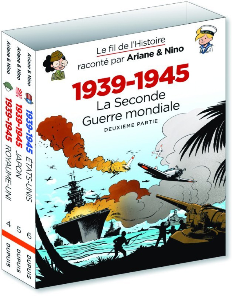 Le fil de l'Histoire raconté par Ariane & Nino - Fourreau 1939 - 1945 - La Seconde Guerre mondiale - ERRE / SAVOIA - DUPUIS