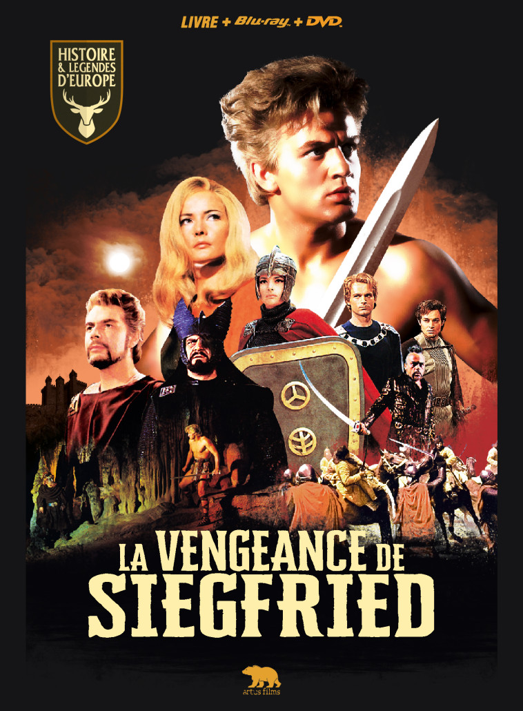 VENGEANCE DE SIEGFRIED (LA) - COMBO DVD + BLU-RAY + LIVRE - MEDIABOOK -  Reinl Harald - ARTUS FILMS