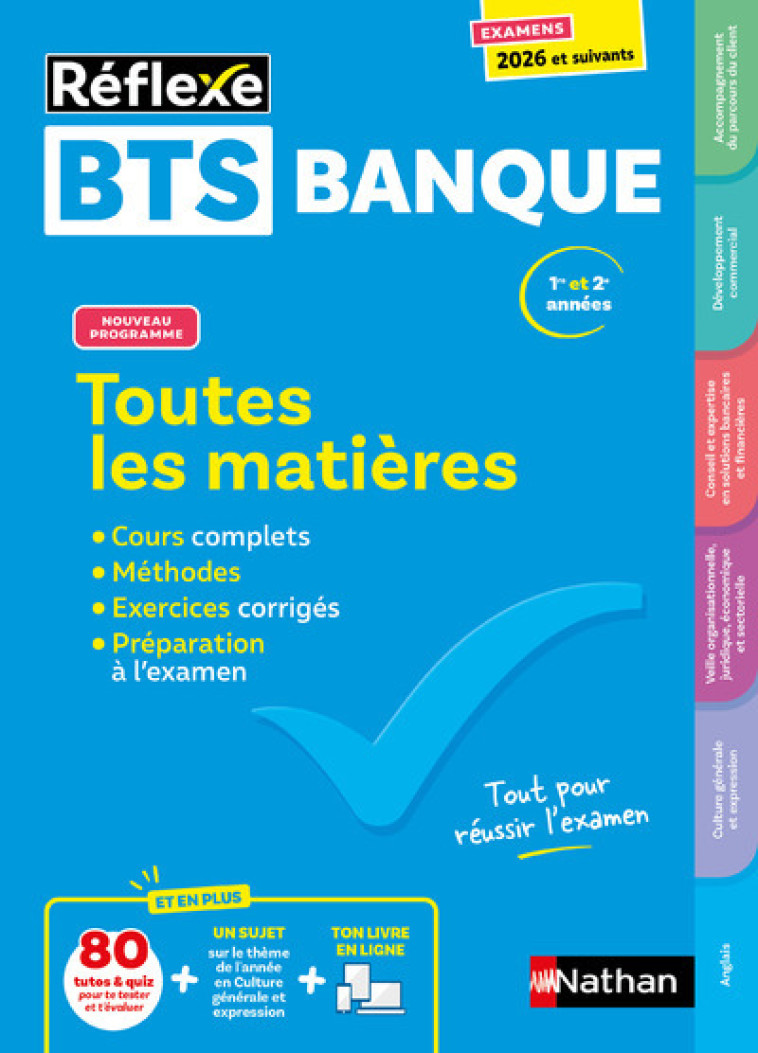 Toutes les matières BTS Banque - Réflexe N° 18 - Yannick Artignan, Charlotte Berheim, Pascal Besson, Véronique Calandin, Vincent Catillon, Marie-José Chacon Benito, Madeleine Doussy, Lucienne Lepri, Odile Lhéritier, Anne-Gaëlle Saiah, Cécile Triquet, Dani