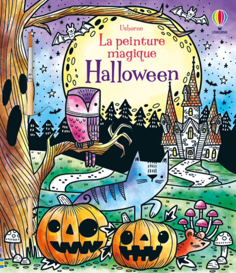 Halloween - La peinture magique - Dès 5 ans - Fiona Watt, Brendan Kearney, Brenda Cole, Catherine-Anne MacKinnon - USBORNE