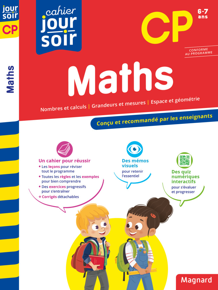 Maths CP - Cahier Jour Soir - Bernard Semenadisse, Michel Wormser - MAGNARD