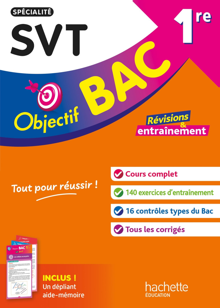 Objectif BAC 1re spécialité SVT BAC 2025 - Laëtitia Lefèvre - HACHETTE EDUC