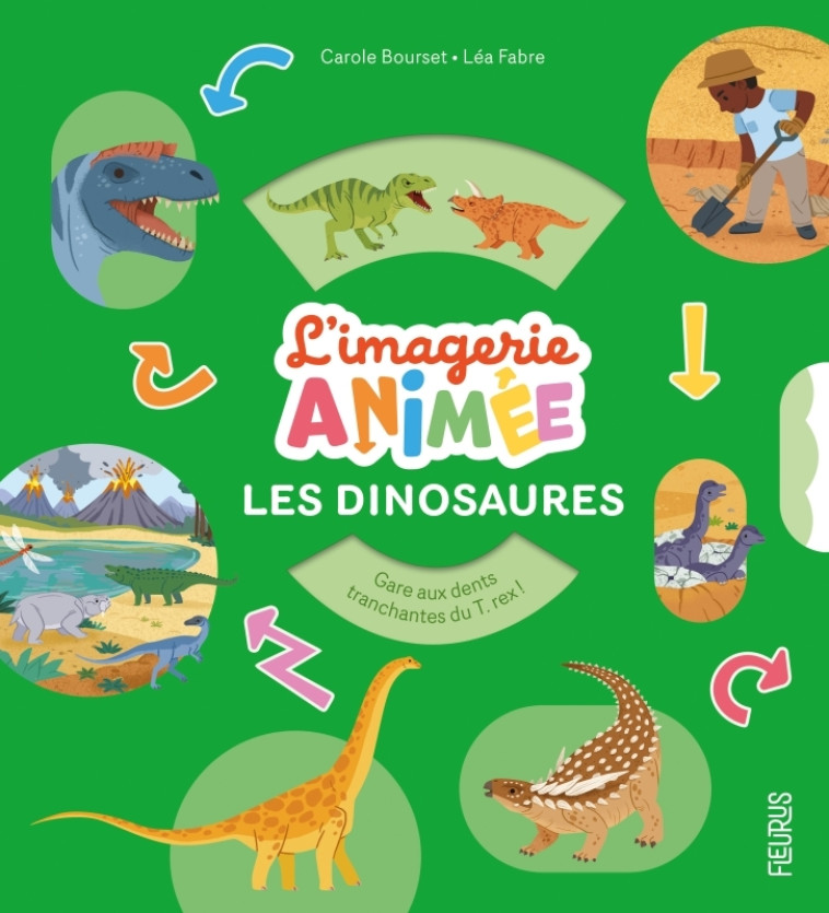 Les dinosaures - Carole Bourset, Léa Fabre - FLEURUS