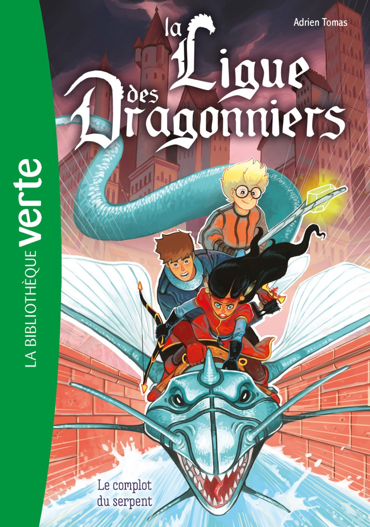 La ligue des dragonniers 04 - Le complot du serpent - Hachette Livre, Adrien Tomas, Antoine Brivet - HACHETTE JEUN.