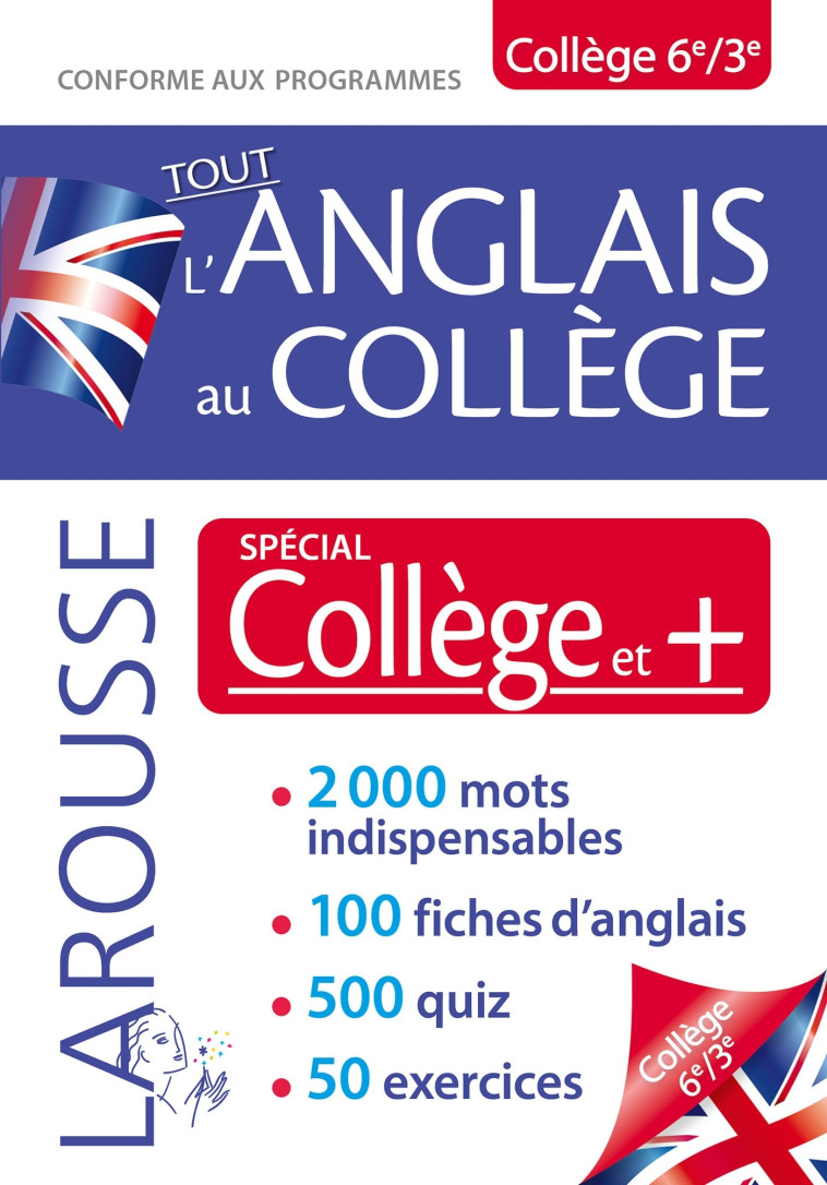 Tout l'anglais au collège -  Collectif - LAROUSSE