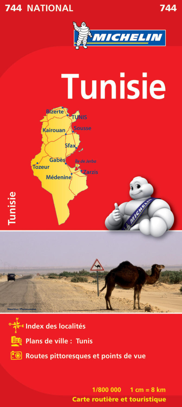 Carte Nationale Tunisie / Tunisia - XXX - MICHELIN