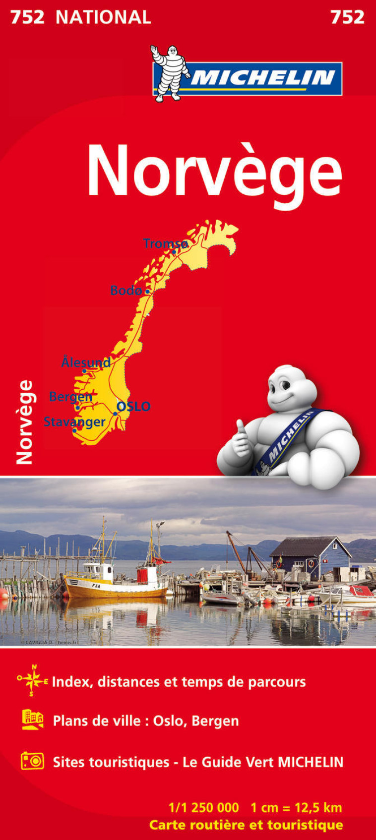 Carte Nationale Norvege / Noorwegen - XXX - MICHELIN