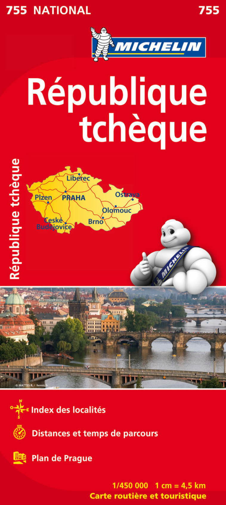 Carte Nationale Tchéquie / Czechia - XXX - MICHELIN