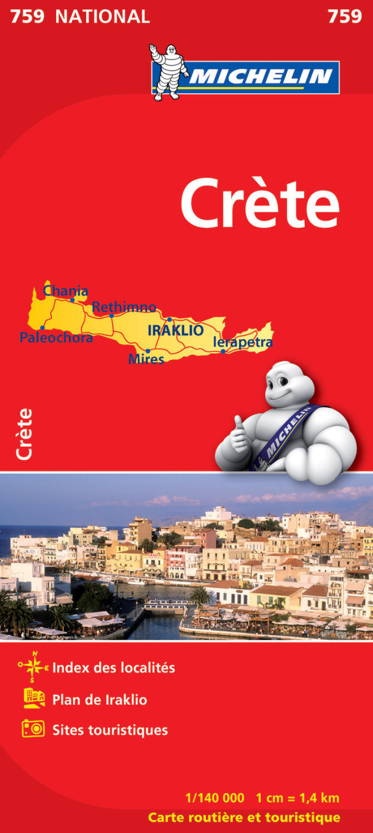 Carte Nationale Crete / Kreta - XXX - MICHELIN