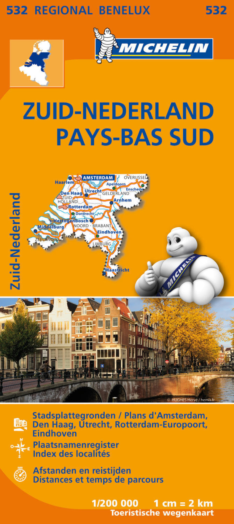 Carte Régionale Zuid-Nederland / Pays-Bas Sud - XXX - MICHELIN