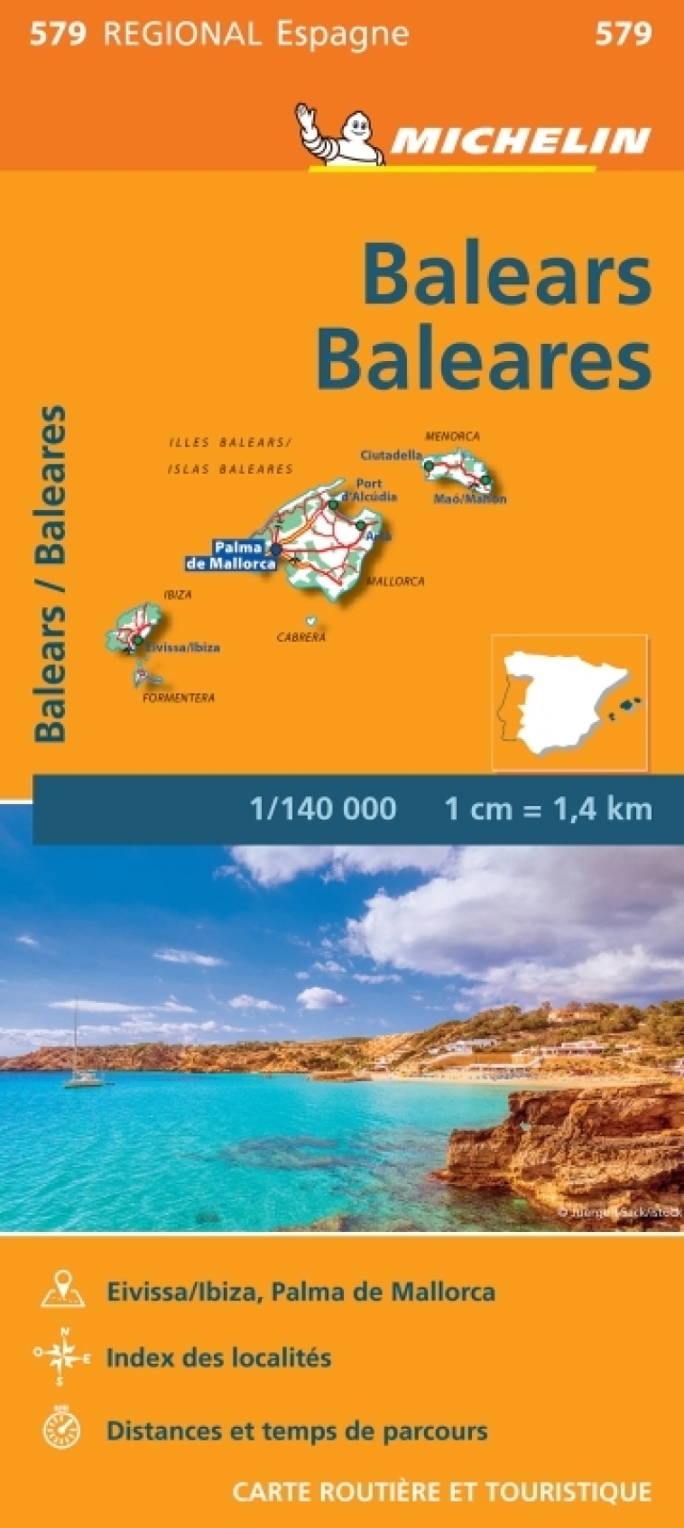 Carte Régionale Iles Baleares - XXX - MICHELIN