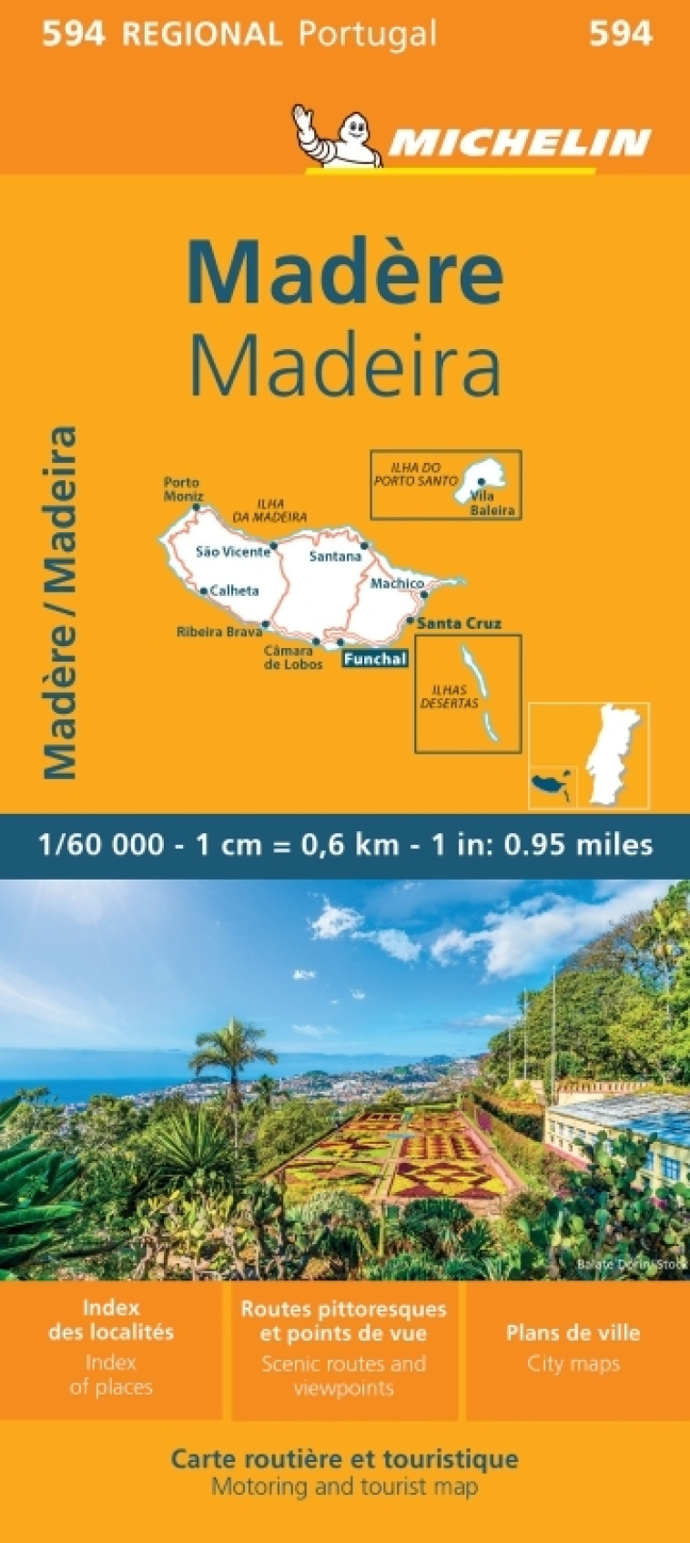 Carte Régionale Madere / Madeira - XXX - MICHELIN