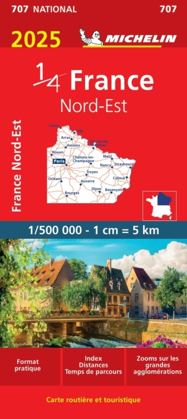 Carte Nationale France Nord-Est 2025 - XXX - MICHELIN