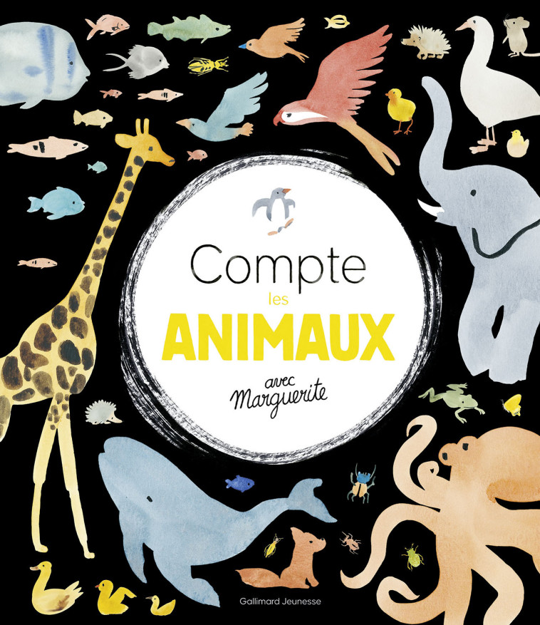 Compte les animaux avec Marguerite - Marguerite Courtieu - GALLIMARD JEUNE