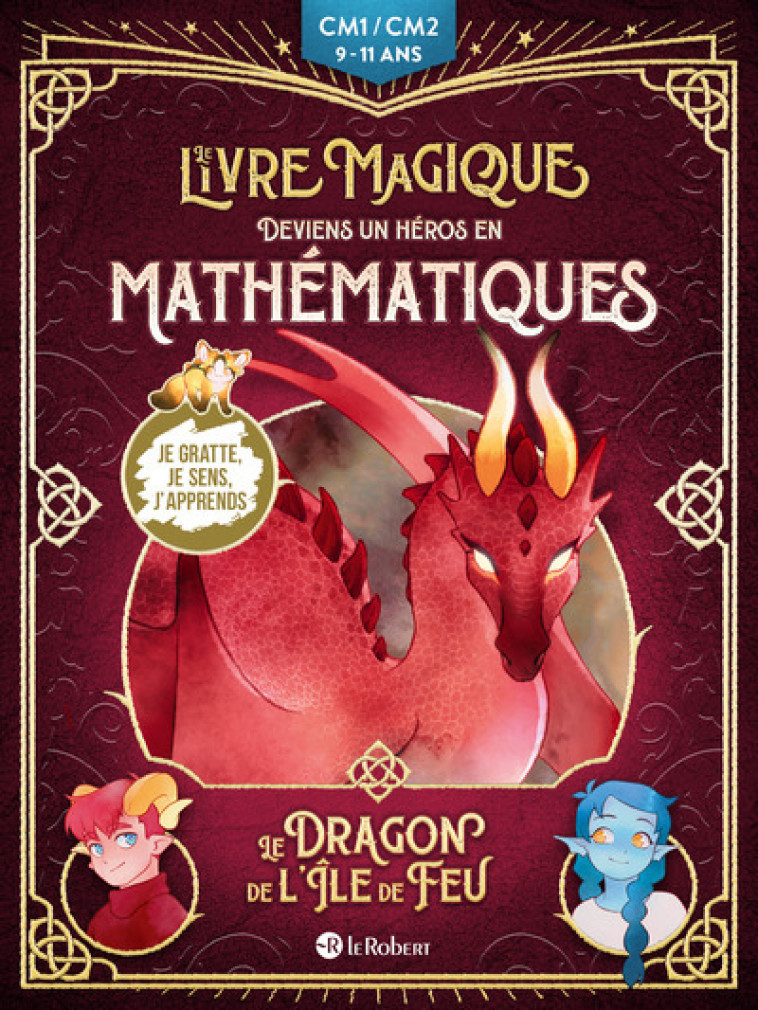 Deviens un héros en mathématiques - Le dragon de l'île de feu - Camille Salomon, Muriel Guitton, Rozenn Grosjean - LE ROBERT