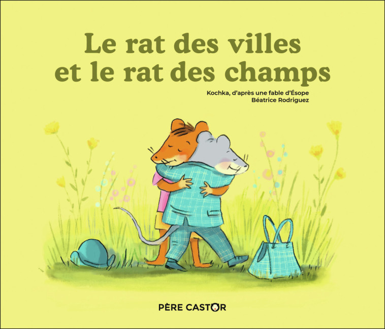 Le rat des villes et le rat des champs -  Kochka, Béatrice Rodriguez - PERE CASTOR