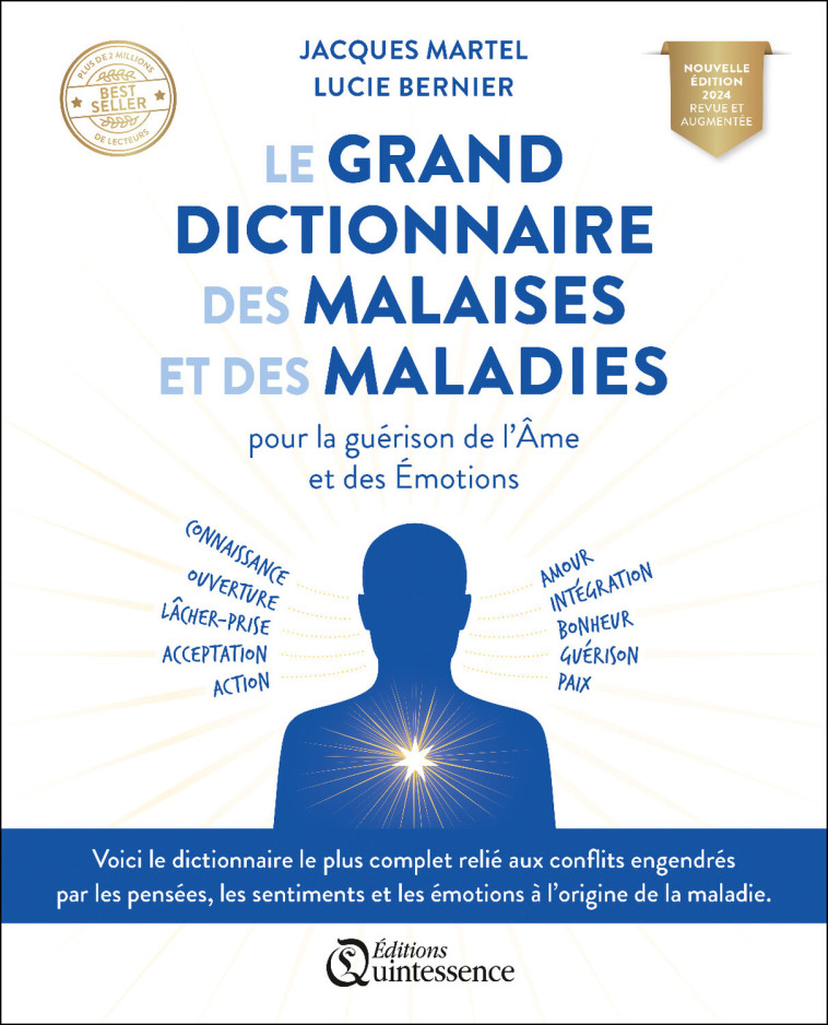 Le grand dictionnaire des malaises et des maladies - Pour la guérison de l’Âme et des Émotions - Jacques Martel, Lucie Bernier - QUINTESSENCE