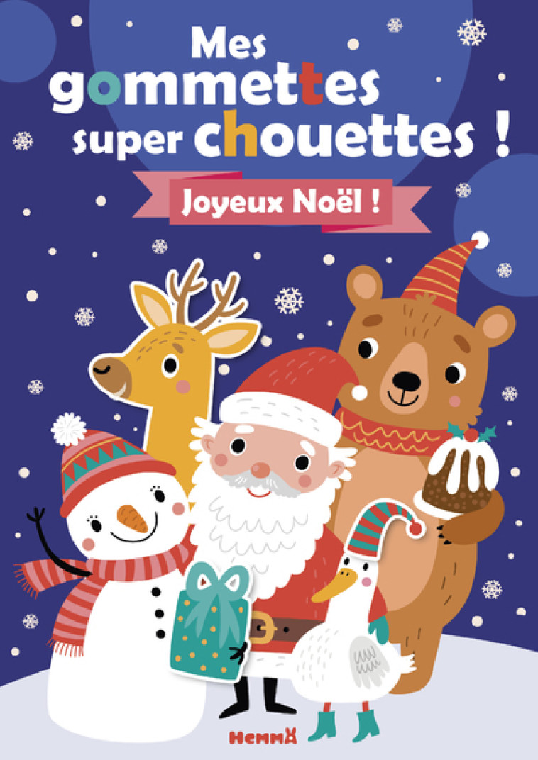 Mes gommettes super chouettes ! Joyeux Noël ! (Père Noël et animaux) - Collectif Collectif - HEMMA