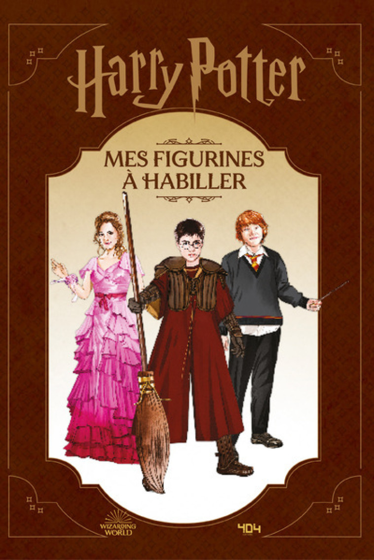 Mes figurines Harry Potter à habiller - un livre officiel - Warner Bros - 404 EDITIONS