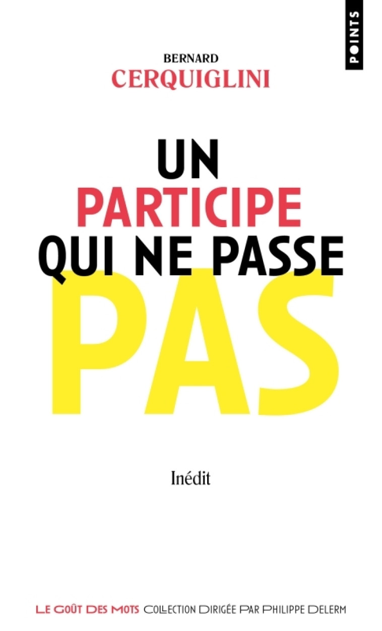 Un participe qui ne passe pas - CERQUIGLINI BERNARD - POINTS