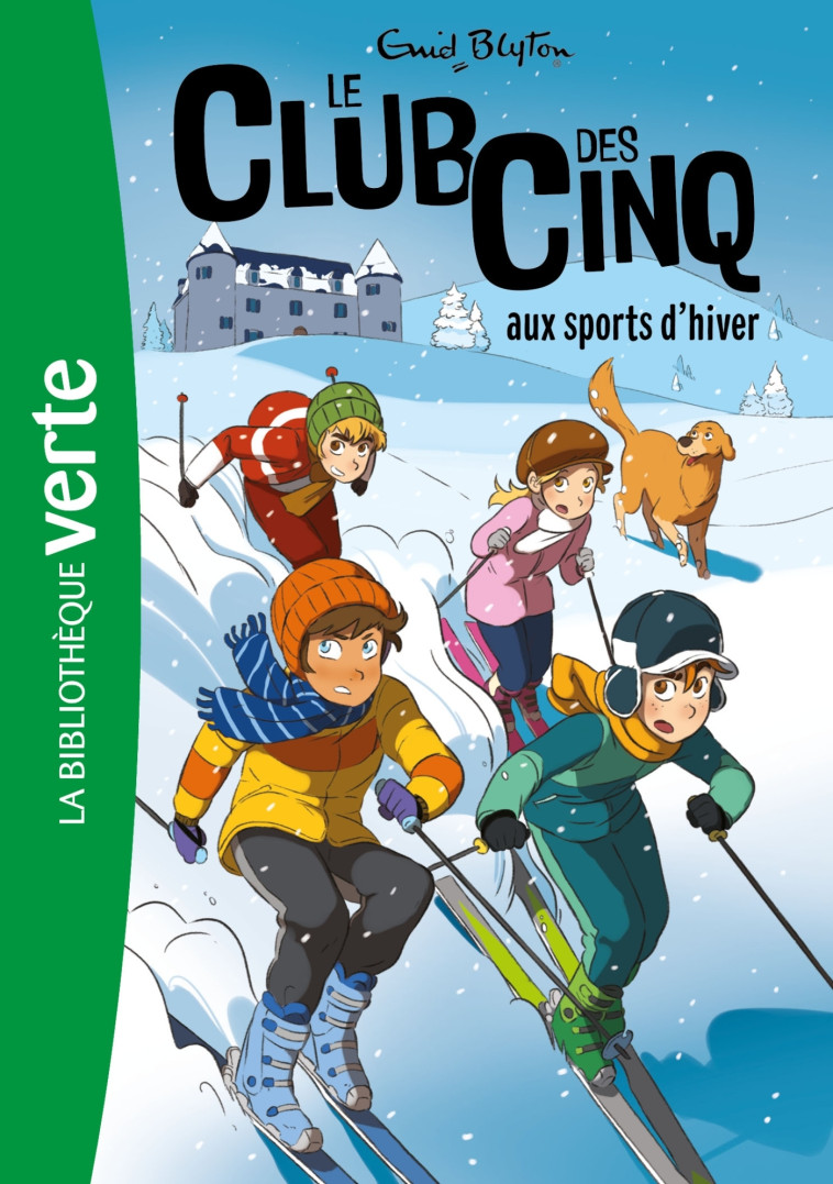 Le Club des Cinq 09 NED - Le Club des Cinq aux sports d'hiver - Enid Blyton - HACHETTE JEUN.