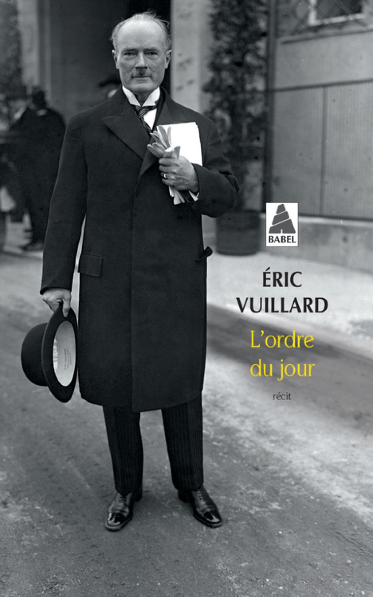 L'ordre du jour - Éric Vuillard, Éric Vuillard - ACTES SUD