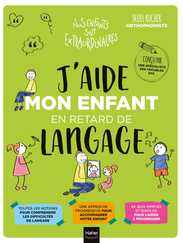 J'aide mon enfant en retard de langage - Suzel Rocher, Aurélia Stéphanie Bertrand - HATIER PARENTS