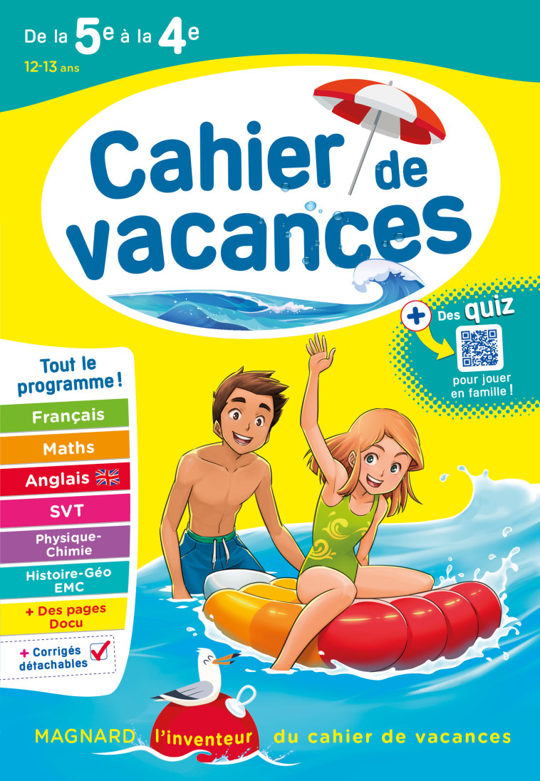 Cahier de vacances 2024, de la 5e vers la 4e - Patrick Rasset, Jean-Dominique Picchiottino, Louise Eisenstein, Nadine Daboval, Laurence Mokrani, Catherine Mazaud-Aujard, Patrick Rasset, Jean-Dominique Picchiottino, Louise Eisenstein, Nadine Daboval, Laure