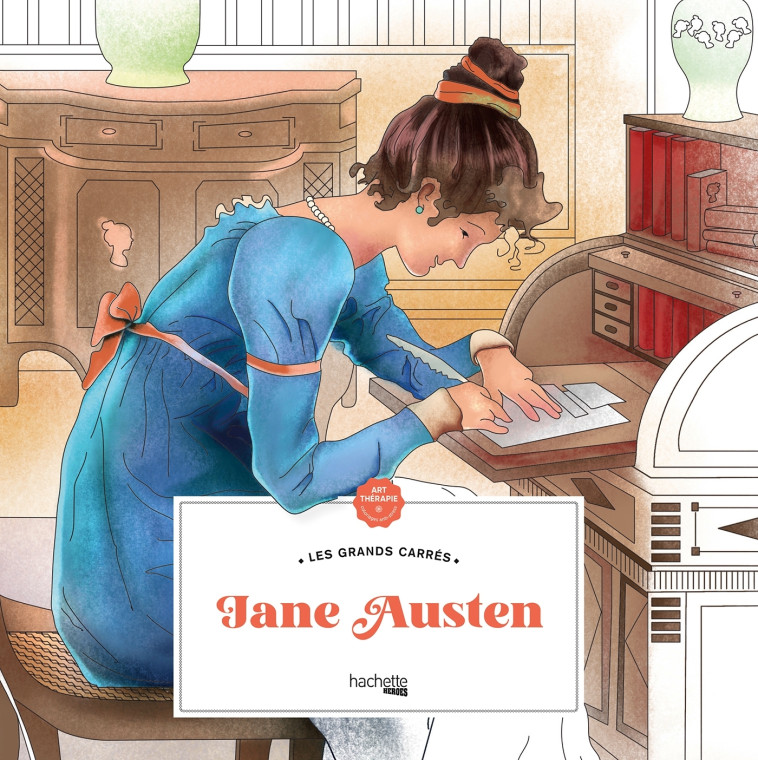 Coloriage Jane Austen - Gaëlle Junius - HACHETTE HEROES