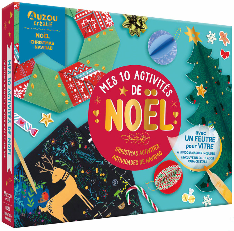 MON COFFRET D'ACTIVITÉS DE NOËL - Faye Buckingham, MLLE HIPOLYTE MLLE HIPOLYTE, Faye Buckingham,  MLLE HIPOLYTE - AUZOU