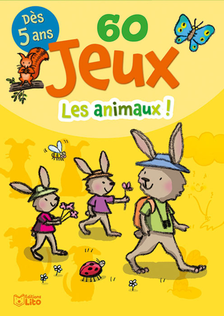 BLOC 60 JEUX LES ANIMAUX ! - XXX - LITO