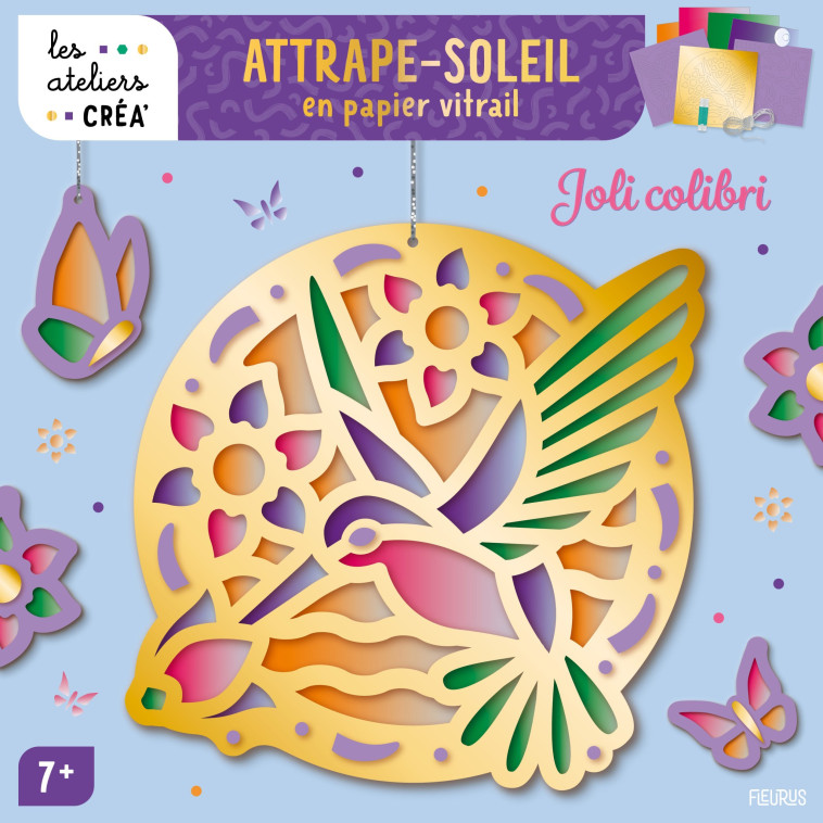 Attrape-soleil en papier vitrail - Laurent Stefano, Laurent Stefano - FLEURUS