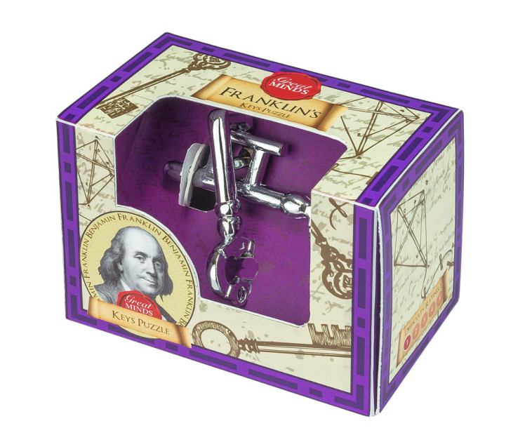 CASSE-TETE METAL LES CLES DE FRANKLIN -  - PROFESSOR PUZZLE