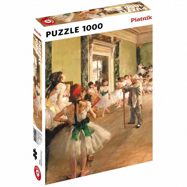 PUZZLE EDGAR DEGAS LA CLASSE DE DANSE 1000PCS - XXX - PIATNIK