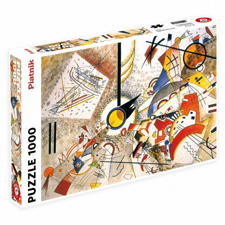 PUZZLE WASSILY KANDINSKY BUSTLING AQUARELLE 1923 1000 PCS -  - PIATNIK