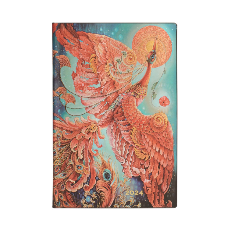 AGENDA 2024 FIREBIRD MINI 1 SEM SUR 2 PAGES HOR - FF0619-0 - PAPERBLANKS